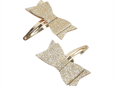 Petit by Sofie Schnoor hair clips gold glitter (2-pack)